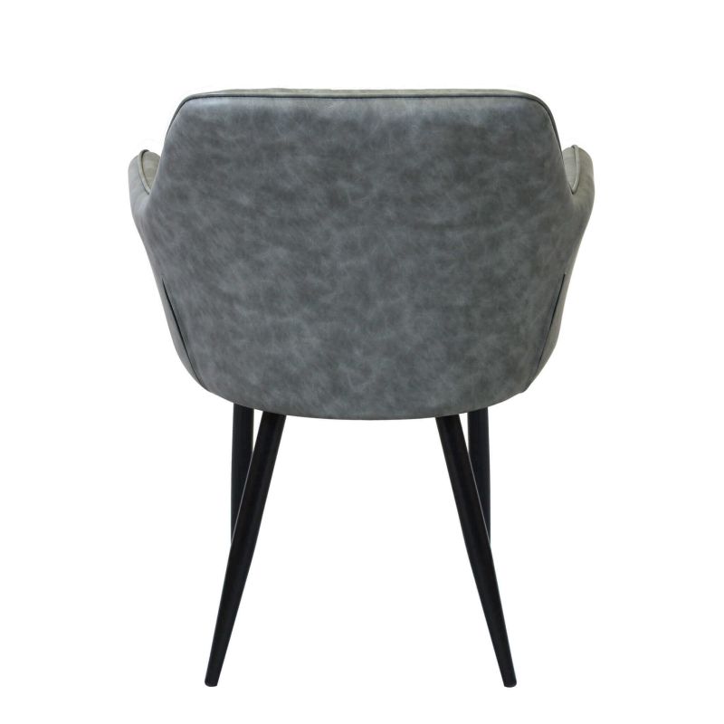 SANDY - poltrona imbottita per sala da pranzo in ecopelle