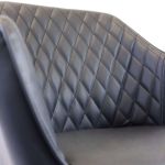 SANDY - poltrona imbottita per sala da pranzo in ecopelle