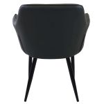 SANDY - poltrona imbottita per sala da pranzo in ecopelle