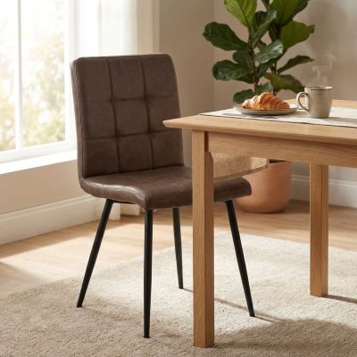 ROSA - sedia imbottita per sala da pranzo in ecopelle