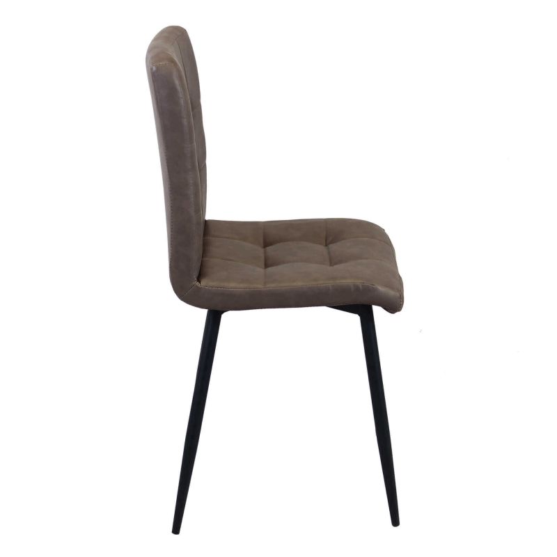 ROSA - sedia imbottita per sala da pranzo in ecopelle