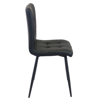 ROSA - sedia imbottita per sala da pranzo in ecopelle