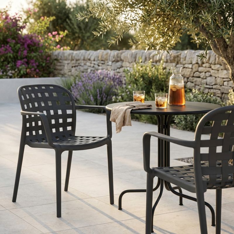 JENNY - poltrona da giardino in resina