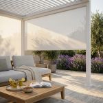 NIMBUS - parete laterale per pergola bioclimatica 270x238