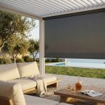 NIMBUS - parete laterale per pergola bioclimatica 270x238