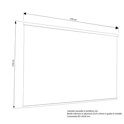 NIMBUS - parete laterale per pergola bioclimatica 370x238