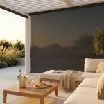 NIMBUS - parete laterale per pergola bioclimatica 370x238