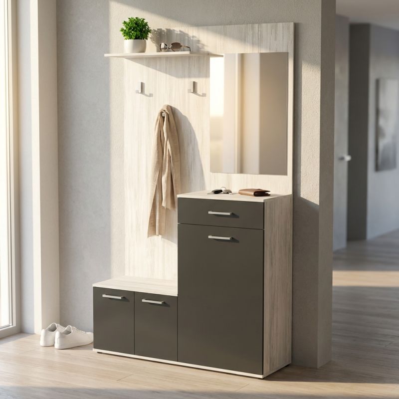 BISCA - mobile ingresso con attaccapanni