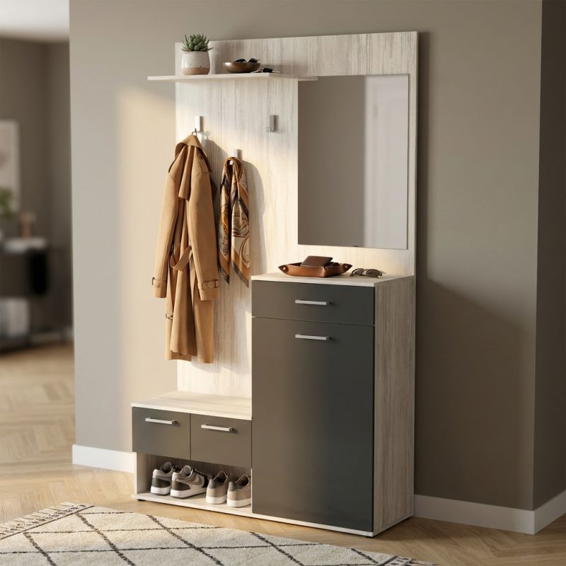 BISCA - mobile ingresso con attaccapanni