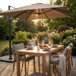 POLIS - ombrellone decentrato 3 x 4 m