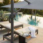 POLIS - ombrellone decentrato 3 x 3 m