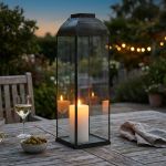 CAREN - lanterna in vetro media