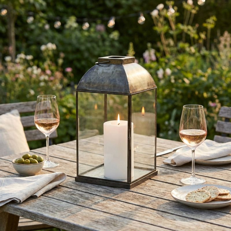 CAREN - lanterna in vetro piccola