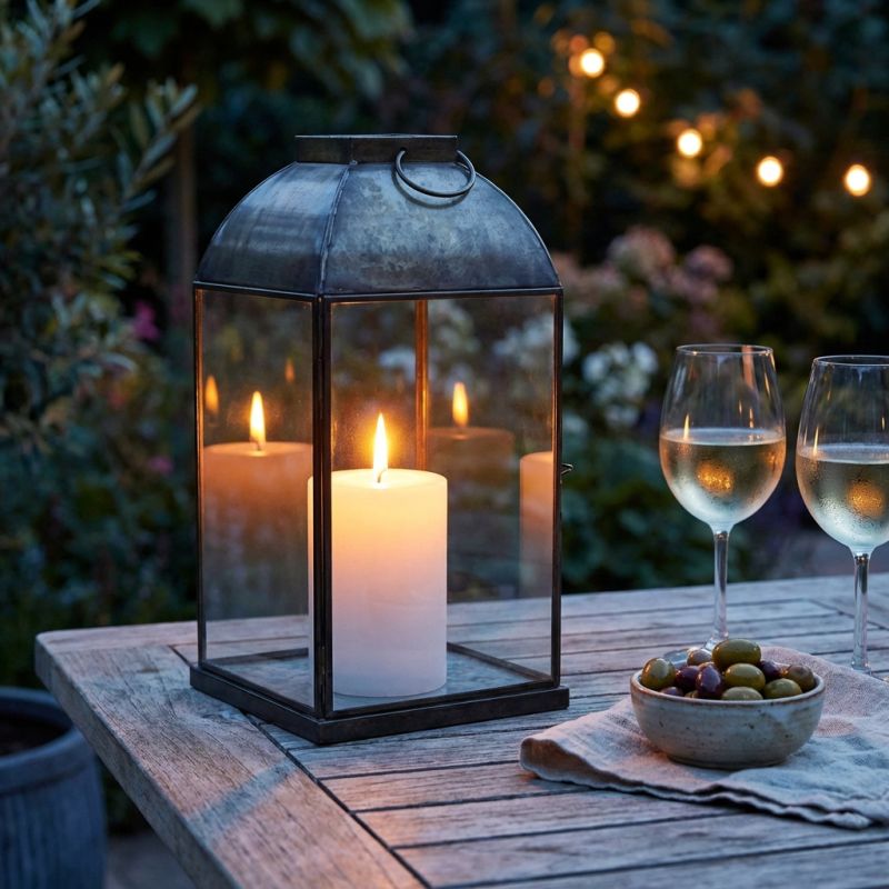 CAREN - lanterna in vetro piccola