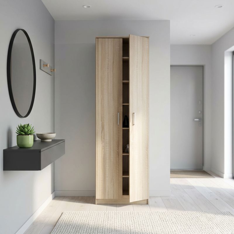 FREDIS - armadio scarpiera con 7 scaffali