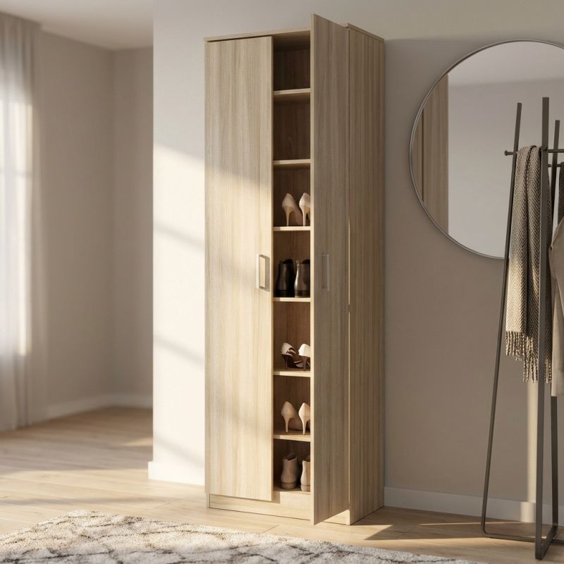 FREDIS - armadio scarpiera con 7 scaffali