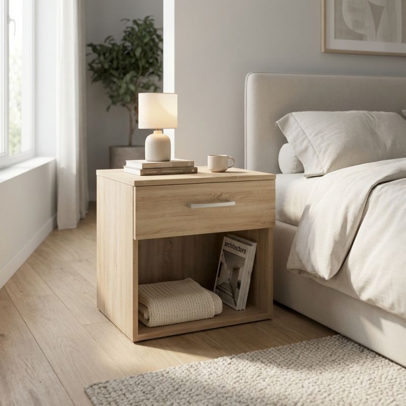 LEIF - comodino un cassetto e un vano