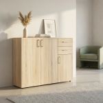 GODWIN - madia moderna con 2 cassetti e tre ante