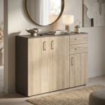 GODWIN - madia moderna con 2 cassetti e tre ante