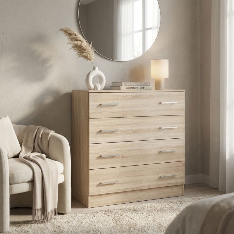 JARL - cassettiera con 4 cassetti