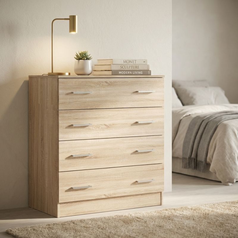 JARL - cassettiera con 4 cassetti