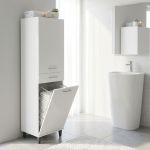 CANUTO - armadietto con portabiancheria