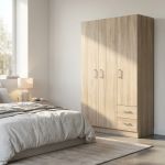 MERIN - armadio di design con 3 ante 2 cassetti