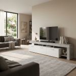 TOKE - porta tv di design con 3 cassetti