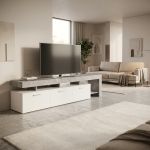TOKE - porta tv di design con 3 cassetti