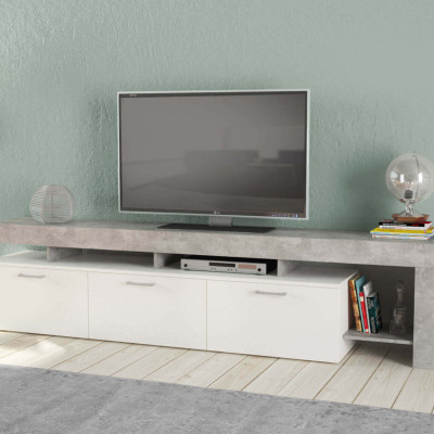 TOKE - porta tv di design con 3 cassetti