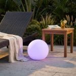 LAKE - sfera luminosa rgb con pannello solare