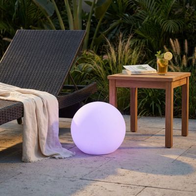 LAKE - sfera luminosa rgb con pannello solare