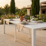 ARIZONA - consolle da giardino in alluminio allungabile