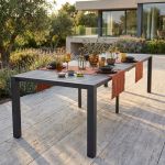 ARIZONA - consolle da giardino in alluminio allungabile