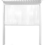 Laterale in PVC per lato da 4 m pergola bioclimatica