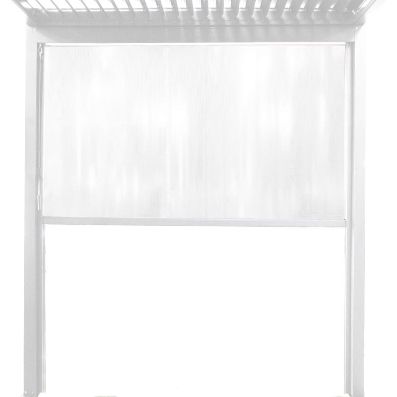 Laterale in PVC per lato da 4 m pergola bioclimatica