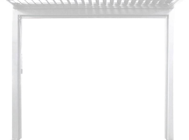 Laterale in PVC per lato da 4 m pergola bioclimatica