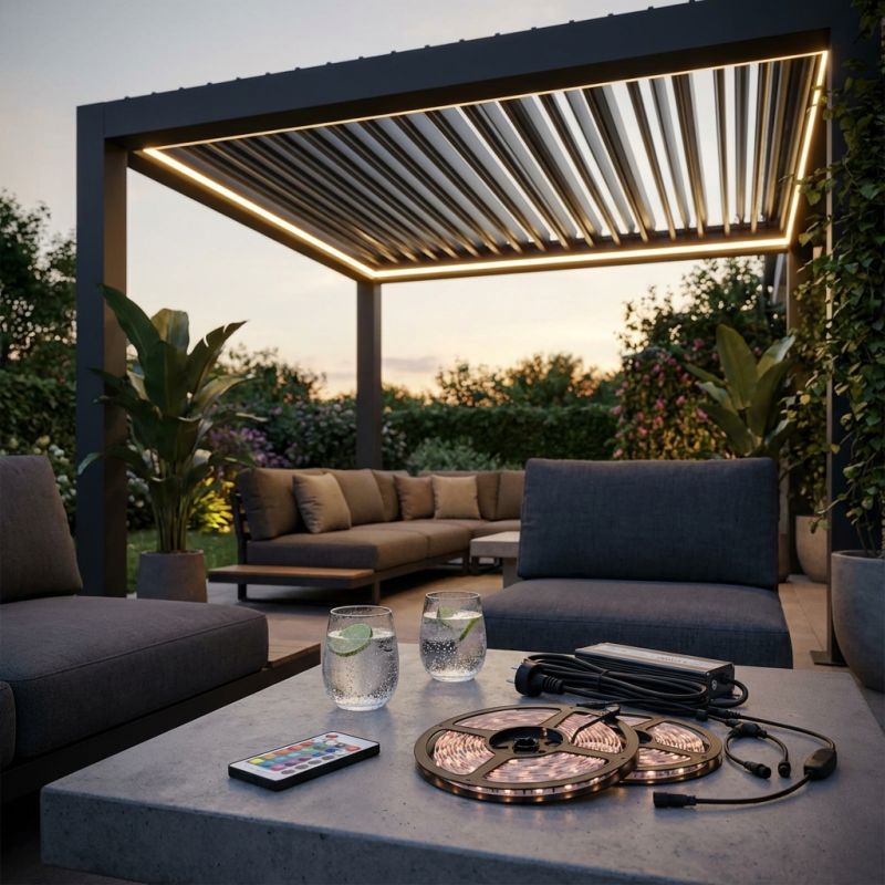 LED per pergola bioclimatica 3 x 3