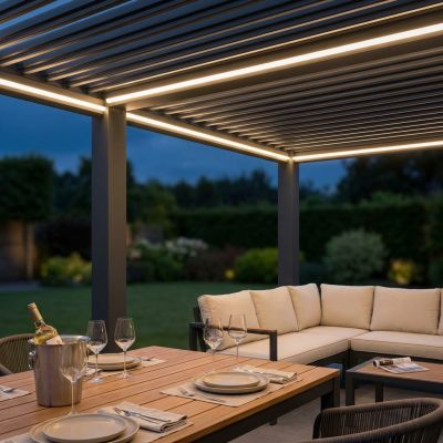 LED per pergola bioclimatica 3 x 4