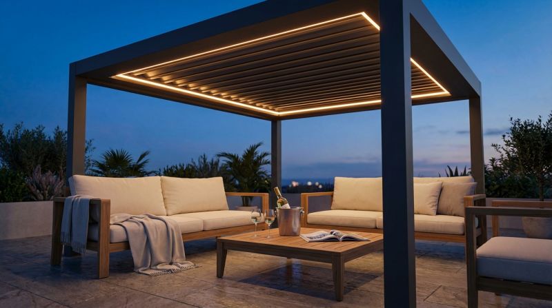 LED per pergola bioclimatica 4 x 4