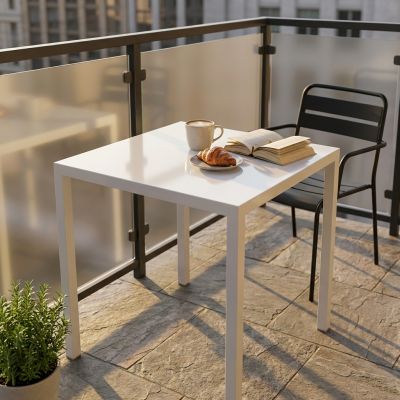 AUTOLIV - tavolo da esterno autolivellante in acciaio