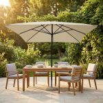 MERIDIES - ombrellone da giardino palo centrale 3 x 4 m