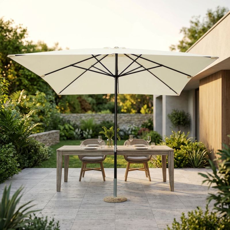 MERIDIES - ombrellone da giardino palo centrale 3 x 4 m