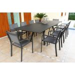 SPLENDOR - tavolo da giardino allungabile in alluminio