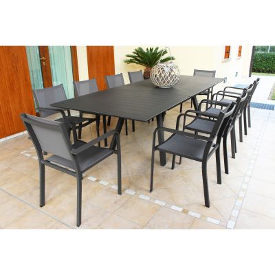 SPLENDOR - tavolo da giardino allungabile in alluminio