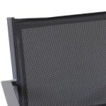 SPLENDOR - poltrona da giardino in alluminio e textilene impilabile