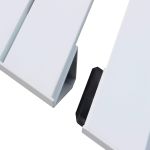 ARIZONA - set tavolo in alluminio cm 100 x 51,50/104/156/208/260 x 74 h con 6 poltrone Lotus