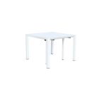 ARIZONA - set tavolo in alluminio cm 100 x 51,50/104/156/208/260 x 74 h con 8 poltrone Lotus