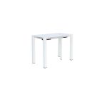 ARIZONA - set tavolo in alluminio cm 100 x 51,50/104/156/208/260 x 74 h con 10 poltrone Lotus