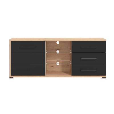 ELLIE - porta tv un anta tre cassetti moderno minimal in legno